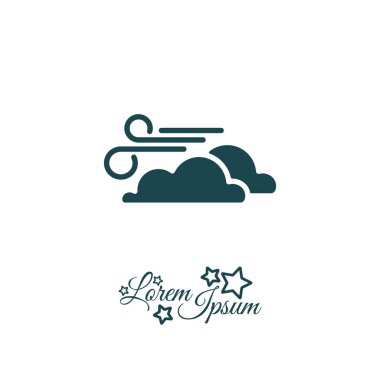 Rüzgar ve bulutlar simgesi