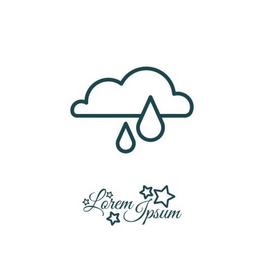 yağmur bulutu simgesi