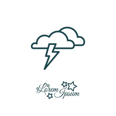 . Thunderclouds web simgesi