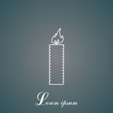 mum satırı simgesi