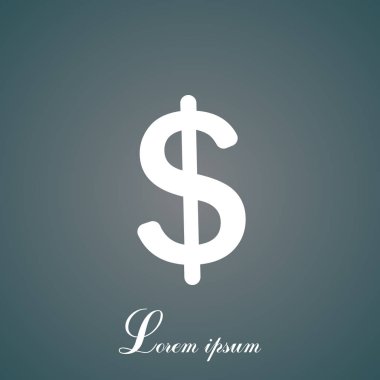 Doları basit simgesi