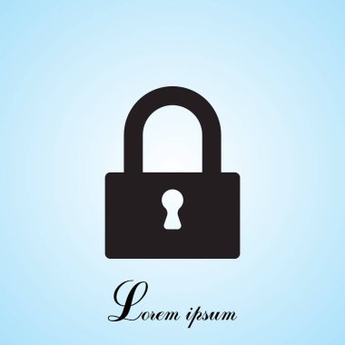 Asma kilit satırı simgesi