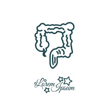 Kalın bağırsak satırı simgesi