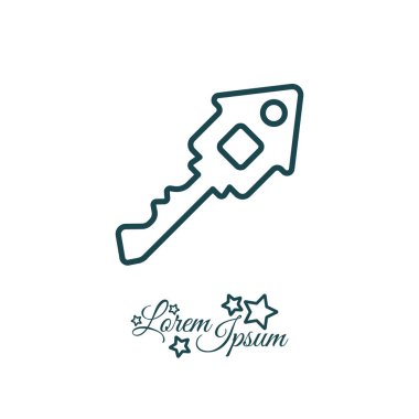 Anahtar basit simgesi