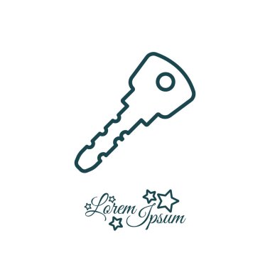 Anahtar basit simgesi