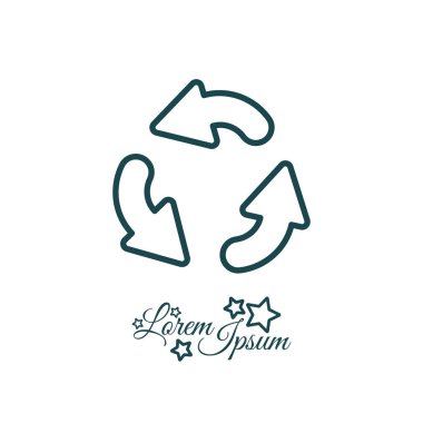 Dairesel oklar web simgesi