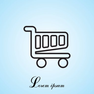 alışveriş sepeti (sepet) simgesi