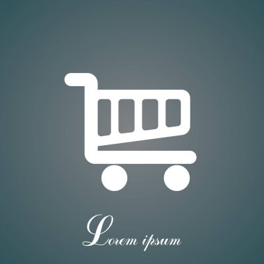 alışveriş sepeti (sepet) simgesi