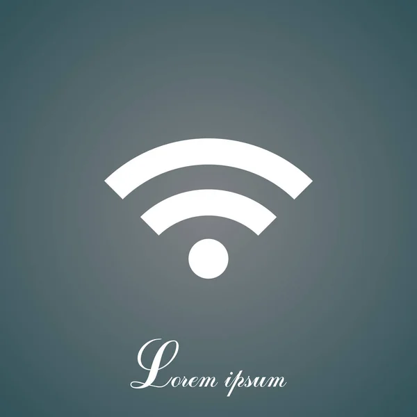 Icono de Wi-Fi simple — Archivo Imágenes Vectoriales