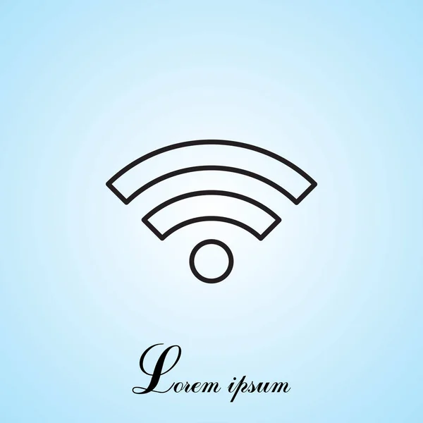 Значок "рядок" Wi-Fi — стоковий вектор