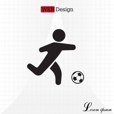 oyuncu siluet topu ile 