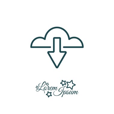 bulut depolama simgesi