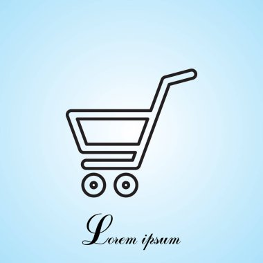 alışveriş sepeti (sepet) simgesi