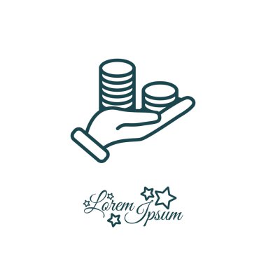 paralar basit simgesi