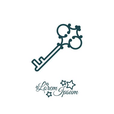 Anahtar basit simgesi