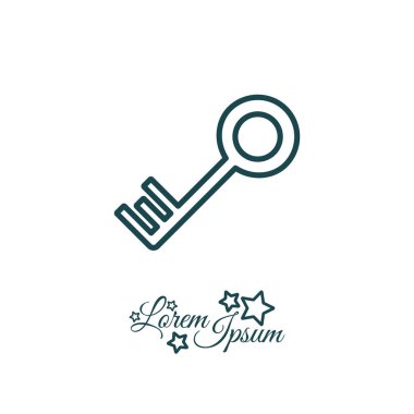 Anahtar basit simgesi