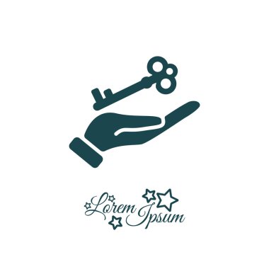 Anahtar basit simgesi