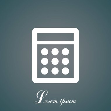 Hesap makinesi satır simgesi