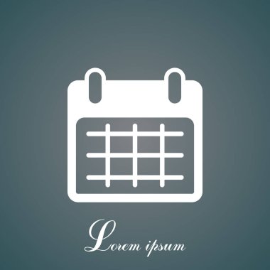 Takvim simge tasarlamak.