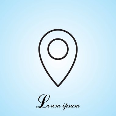 harita işaretçi simgesi