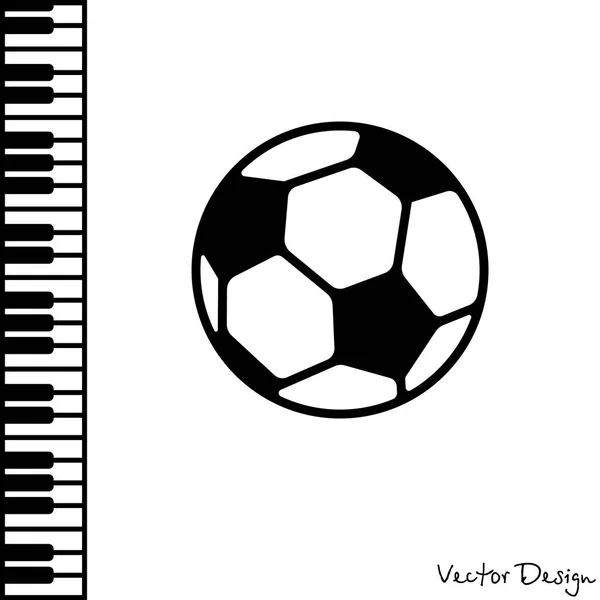 Icono web de fútbol — Archivo Imágenes Vectoriales