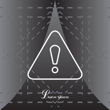 ünlem işareti ile tehlike işareti