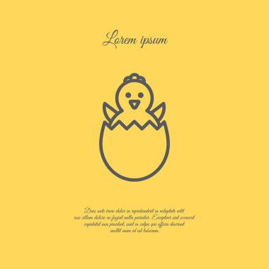 Paskalya tavuk simgesi