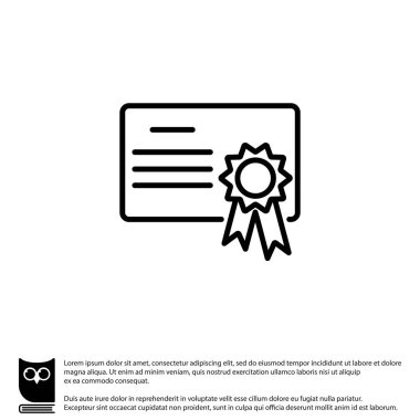 Sertifika eğitim simgesi