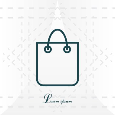 alışveriş çantası simgesi