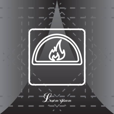 fırın satırı simgesi