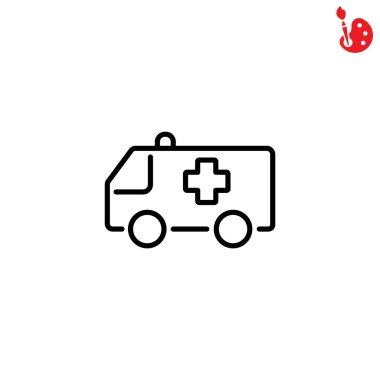 Tıp ambulans simgesi