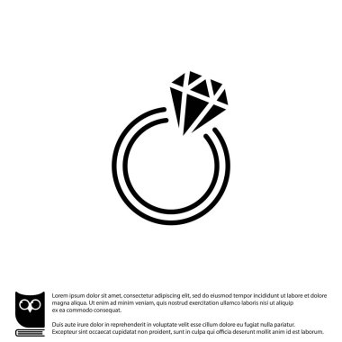 Elmas yüzük simgesi