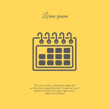 Takvim Web satırı simgesi