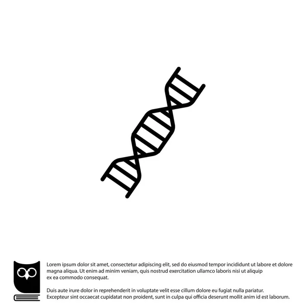 DNS molekula ikon — Stock Vector