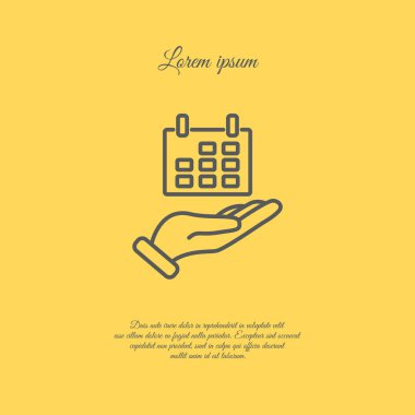 Takvim Web satırı simgesi