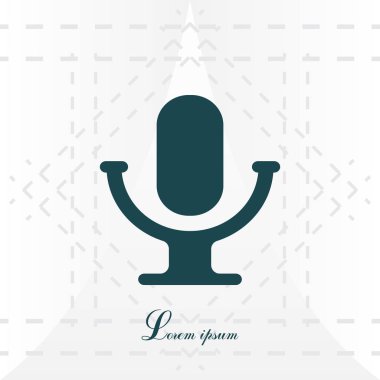  Mikrofon kayıt simgesi