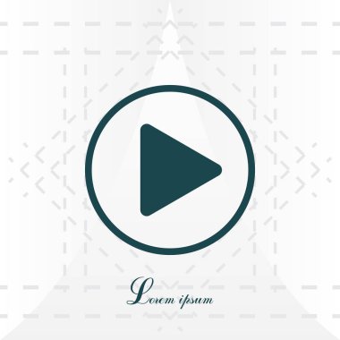 düğme web simgesi oynamak