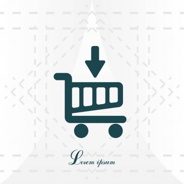 Alışveriş arabası simgesi