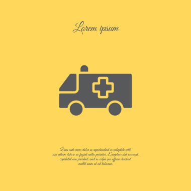 Tıp ambulans simgesi