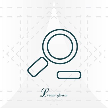 Basit zum satırı simgesi