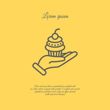 Pasta tatlı simgesi