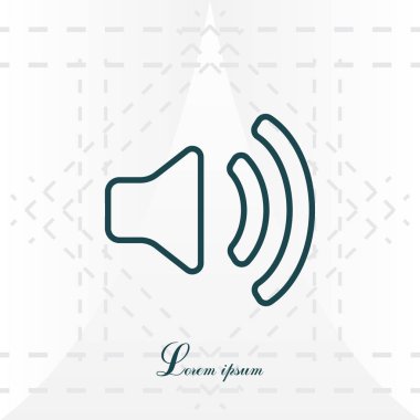 Yüksek ses ayarı simgesi