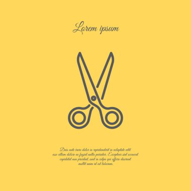 Makas web satırı simgesi