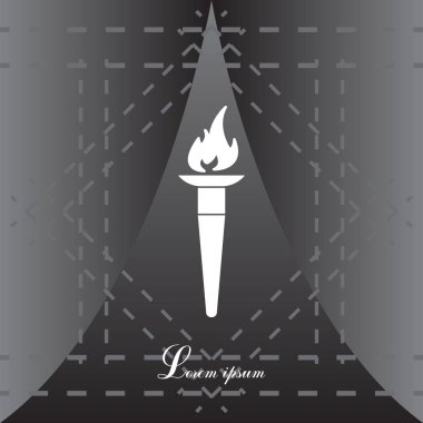 Olimpiyat Meşalesi alev simgesi