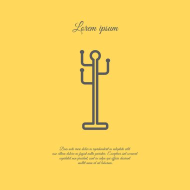 Web satırı simgesi. Raf, askı simgesi