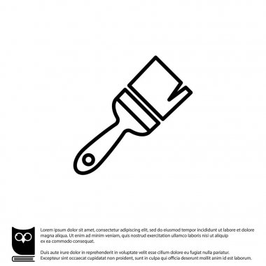 Resim ve inşaat işleri için fırça