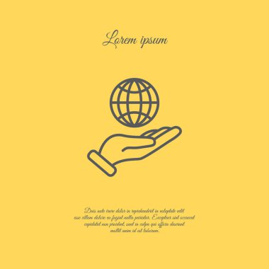 Dünya web satırı simgesi