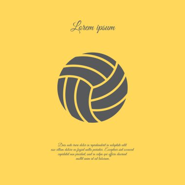 Voleybol topu web simgesi