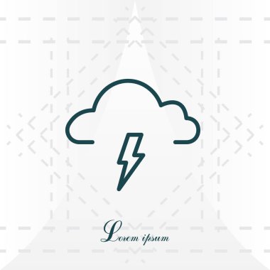 Hava durumu (fırtına) simgesi