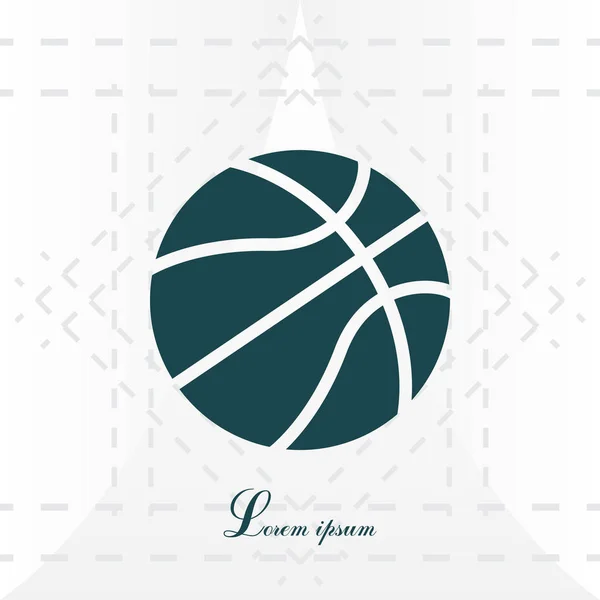 Icono deporte baloncesto — Vector de stock